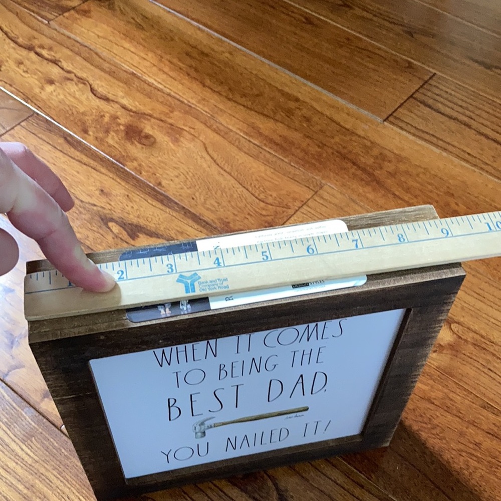 NWT Rae Dunn Father’s Day Wooden Box Sign - Picture 12 of 16